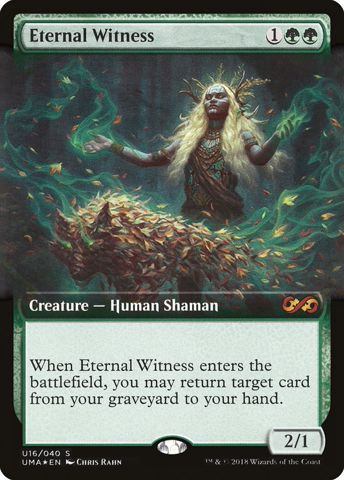 Eternal Witness (Topper) [Ultimate Masters Box Topper] | Boutique FDB TCG