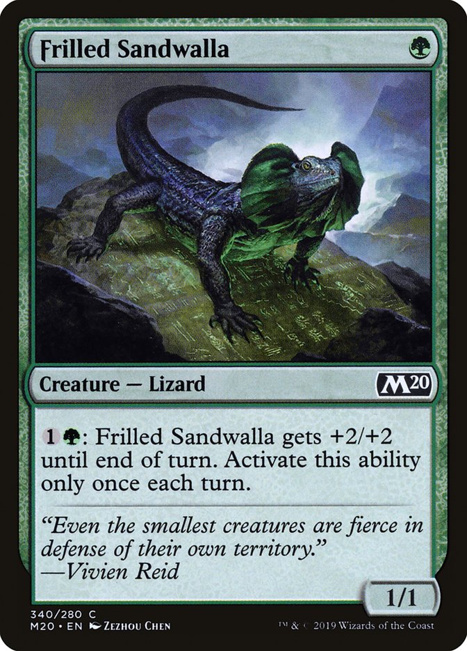 Frilled Sandwalla [Core Set 2020] | Boutique FDB TCG