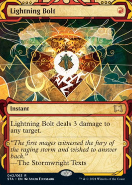 Lightning Bolt (Foil Etched) [Strixhaven: School of Mages Mystical Archive] | Boutique FDB TCG