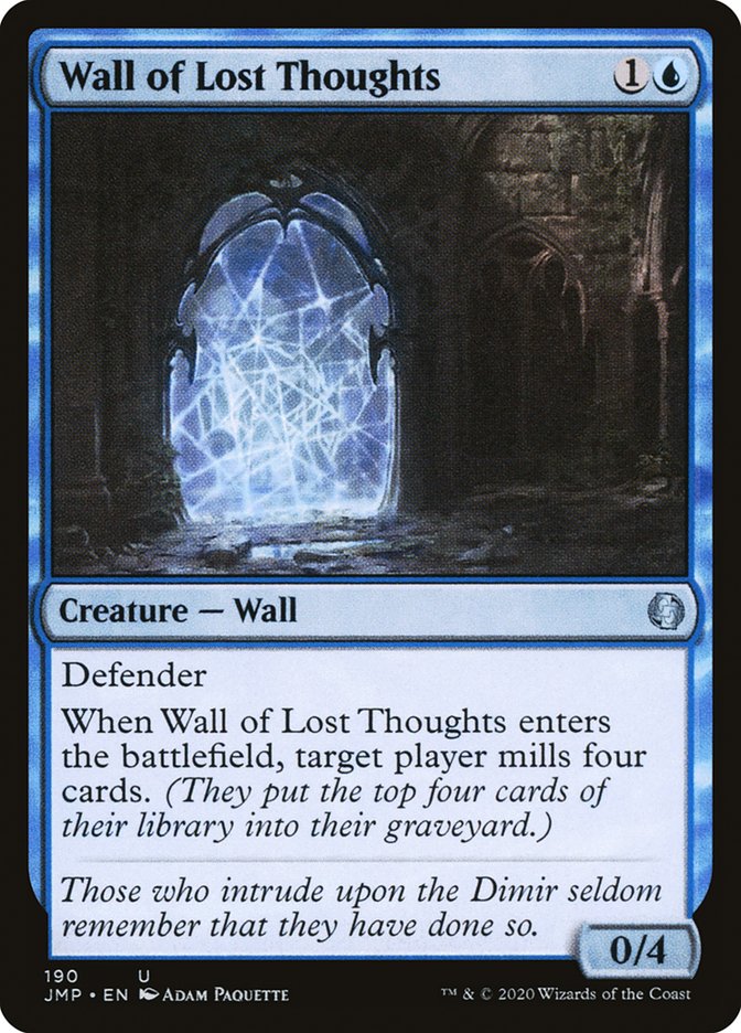 Wall of Lost Thoughts [Jumpstart] | Boutique FDB TCG