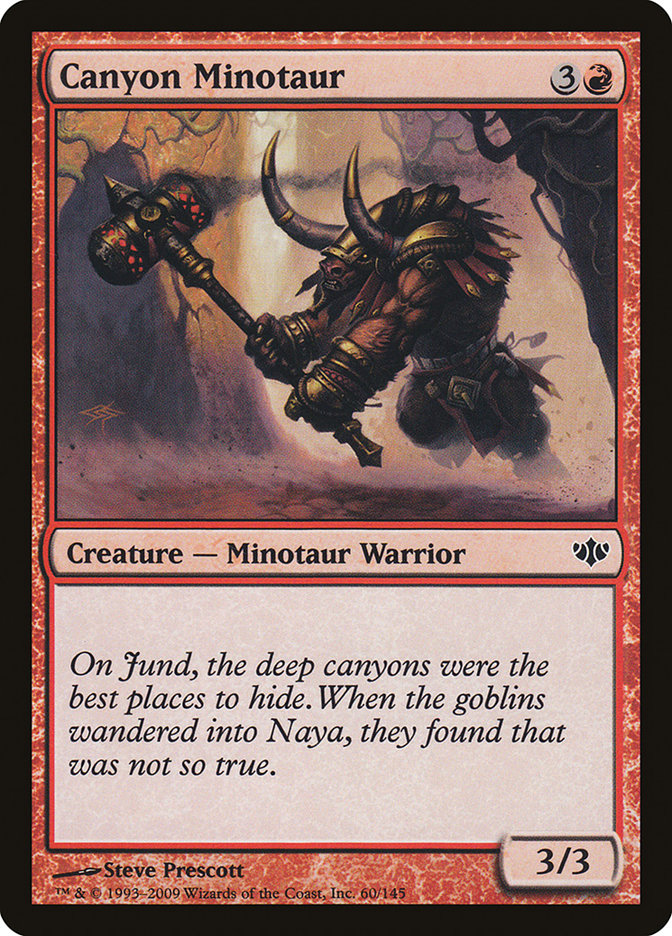 Canyon Minotaur [Conflux] | Boutique FDB TCG