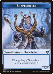 Elf Warrior // Shapeshifter Double-Sided Token [Kaldheim Tokens] | Boutique FDB TCG