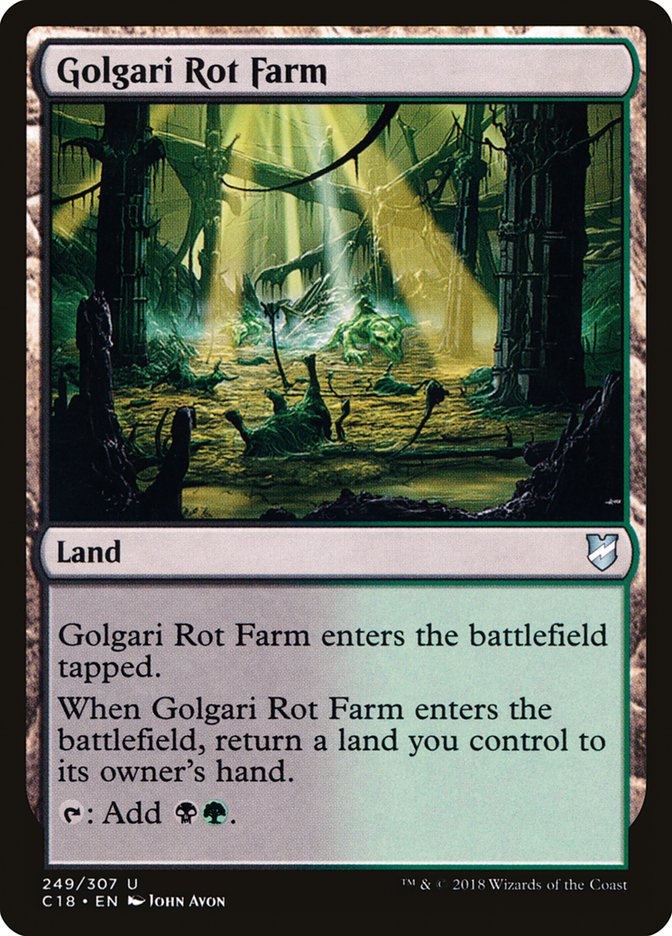 Golgari Rot Farm [Commander 2018] | Boutique FDB TCG