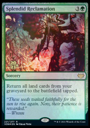 Splendid Reclamation [Innistrad: Crimson Vow Prerelease Promos] | Boutique FDB TCG