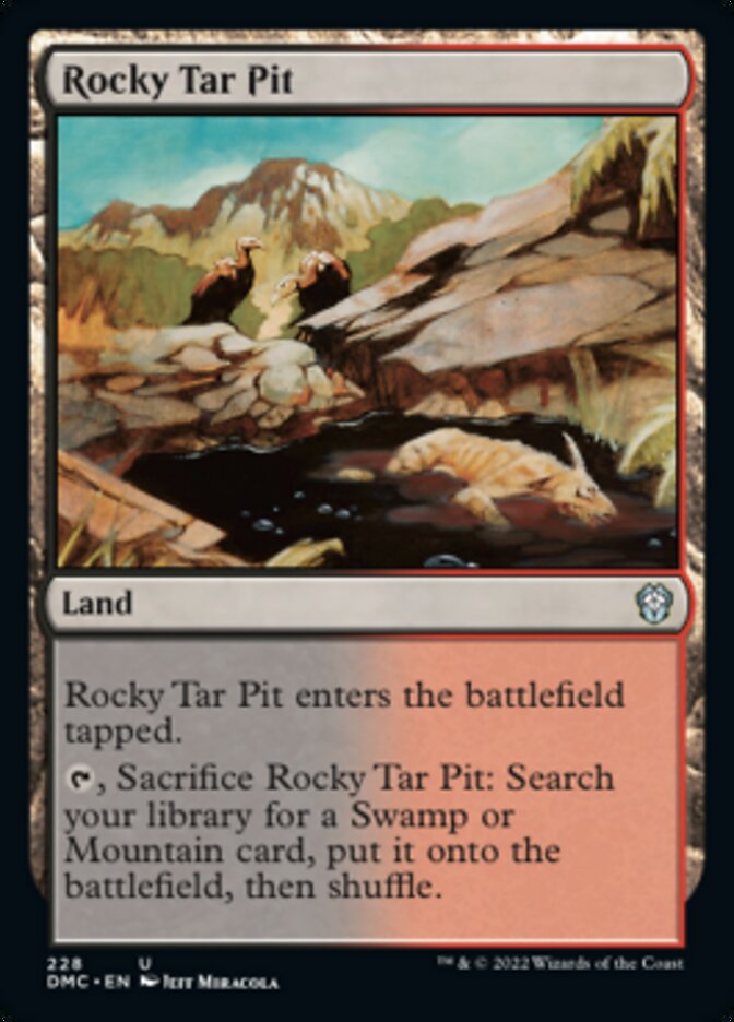 Rocky Tar Pit [Dominaria United Commander] | Boutique FDB TCG