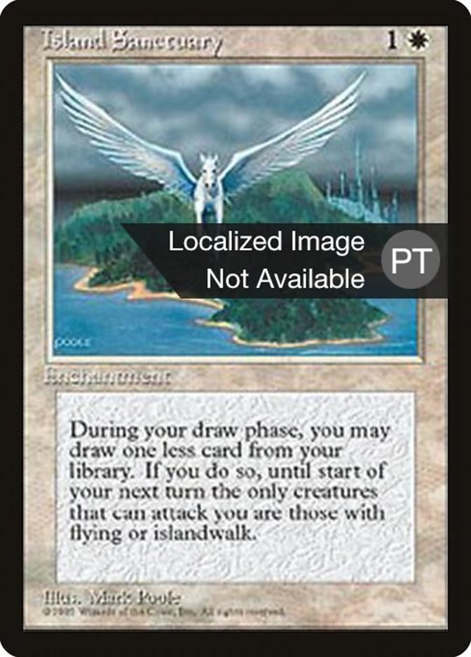 Island Sanctuary [Fourth Edition (Foreign Black Border)] | Boutique FDB TCG