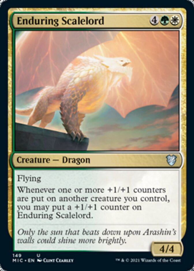 Enduring Scalelord [Innistrad: Midnight Hunt Commander] | Boutique FDB TCG