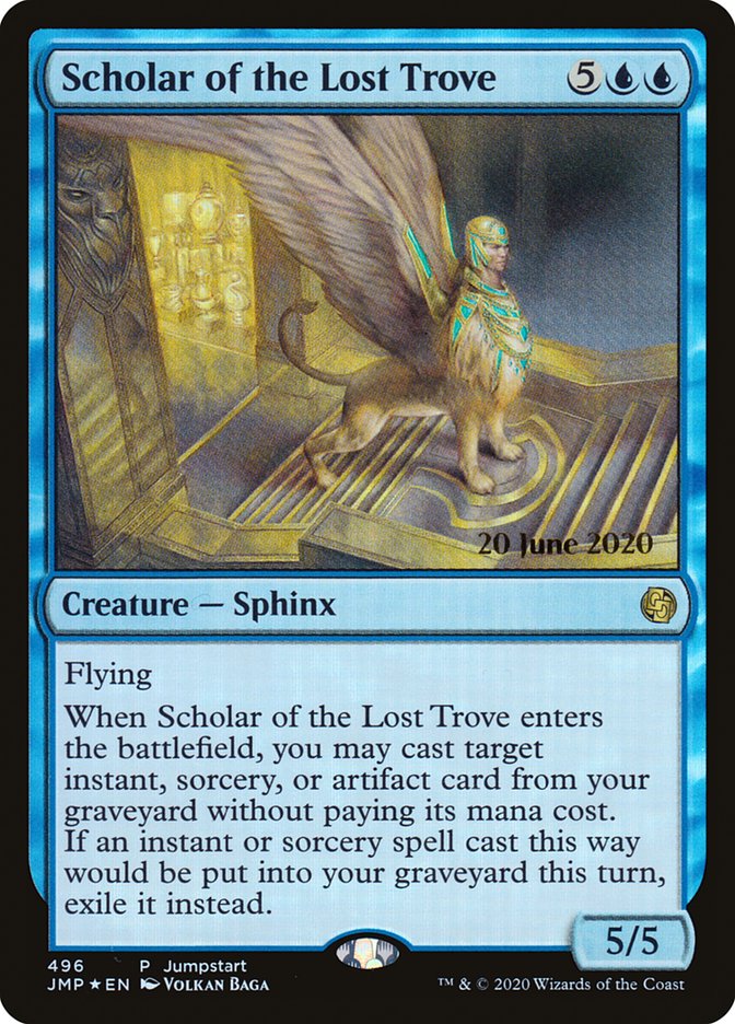 Scholar of the Lost Trove (Prerelease) [Jumpstart] | Boutique FDB TCG