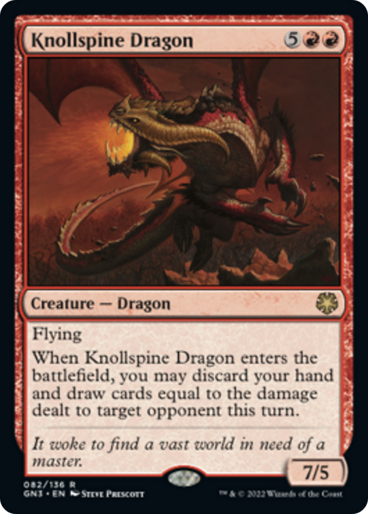 Knollspine Dragon [Game Night: Free-for-All] | Boutique FDB TCG