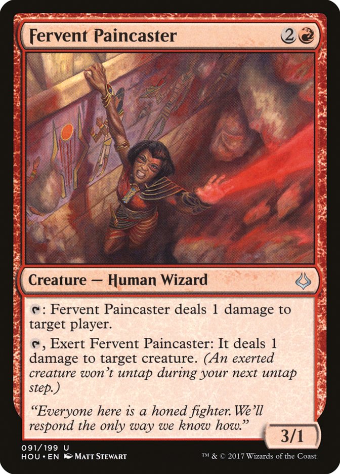 Fervent Paincaster [Hour of Devastation] | Boutique FDB TCG