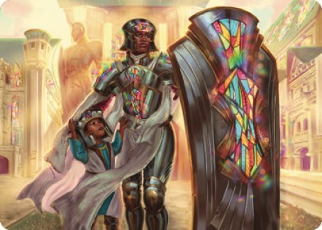 Guardian of New Benalia Art Card [Dominaria United Art Series] | Boutique FDB TCG