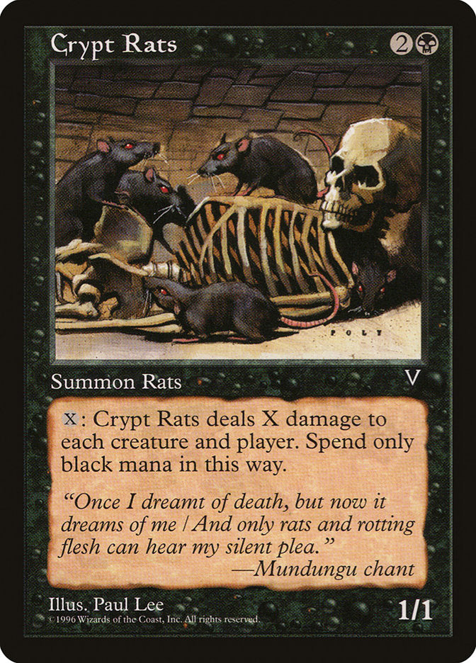 Crypt Rats [Visions] | Boutique FDB TCG