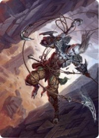 Akiri, Fearless Voyager Art Card [Zendikar Rising Art Series] | Boutique FDB TCG