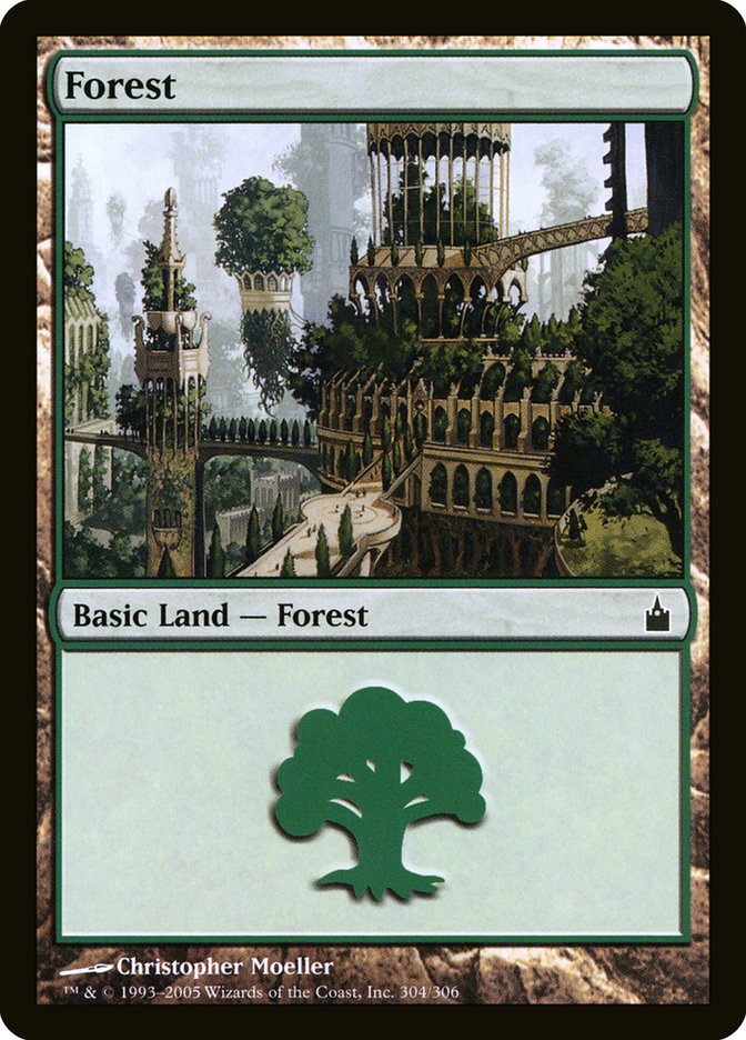 Forest (304) [Ravnica: City of Guilds] | Boutique FDB TCG