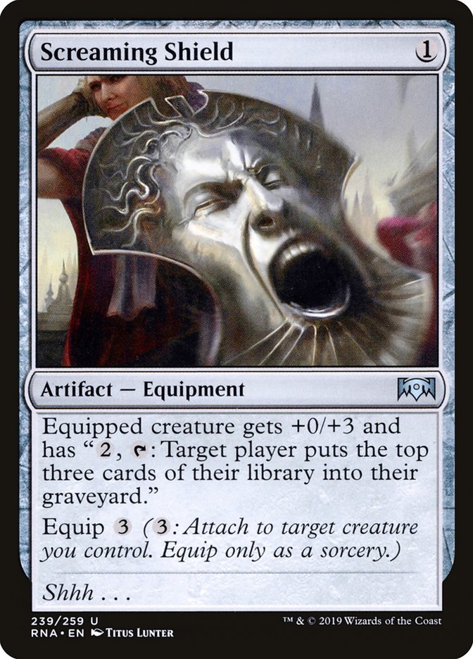 Screaming Shield [Ravnica Allegiance] | Boutique FDB TCG