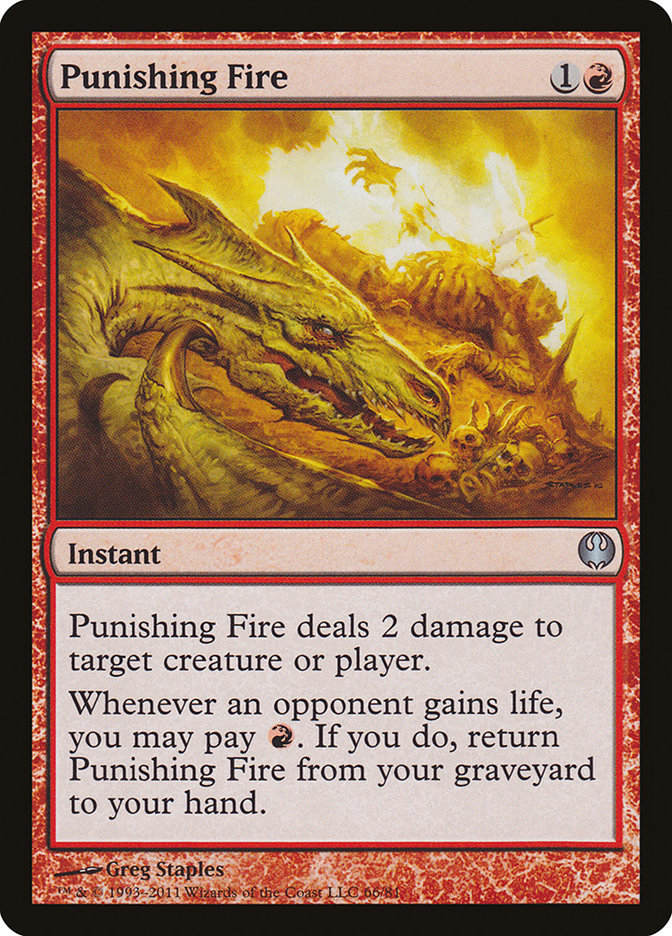 Punishing Fire [Duel Decks: Knights vs. Dragons] | Boutique FDB TCG