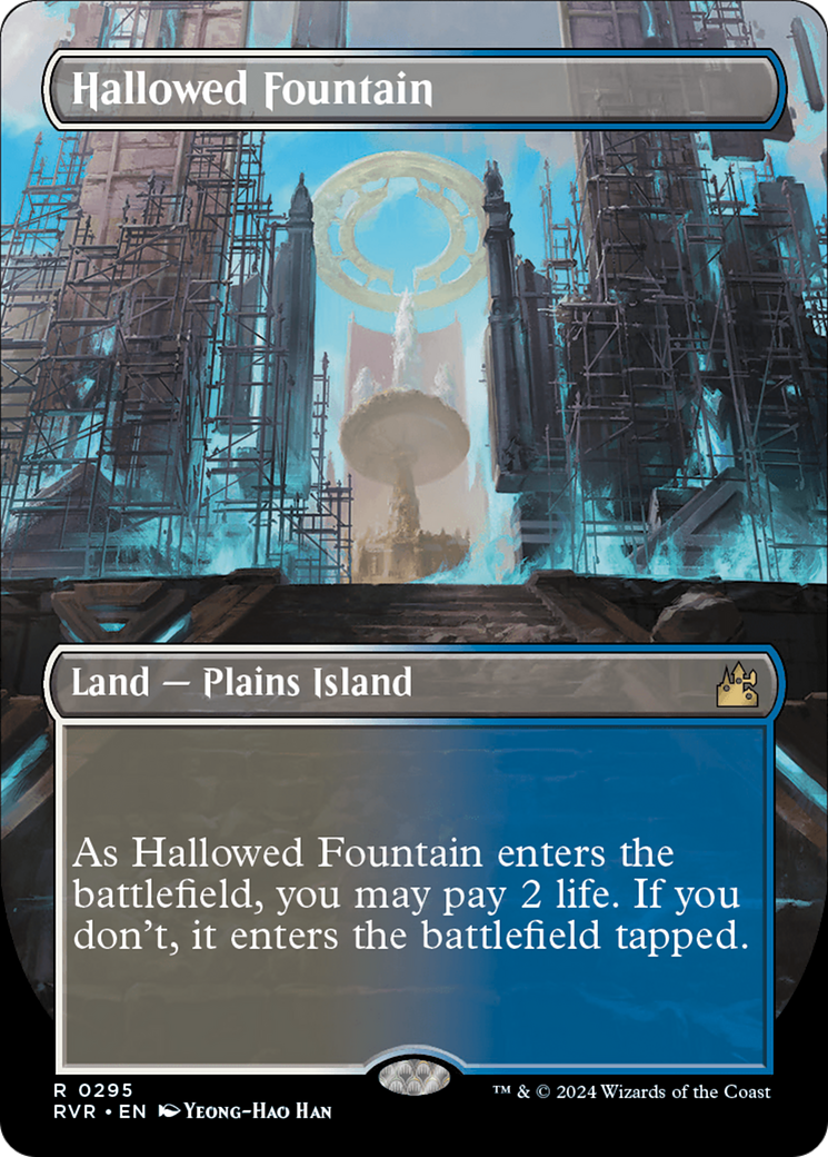 Hallowed Fountain (Borderless) [Ravnica Remastered] | Boutique FDB TCG