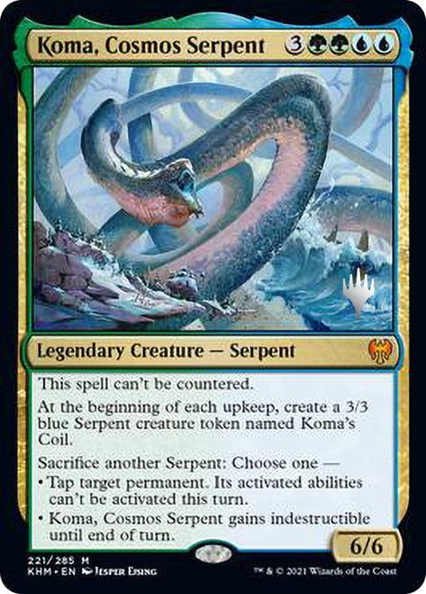 Koma, Cosmos Serpent (Promo Pack) [Kaldheim Promos] | Boutique FDB TCG