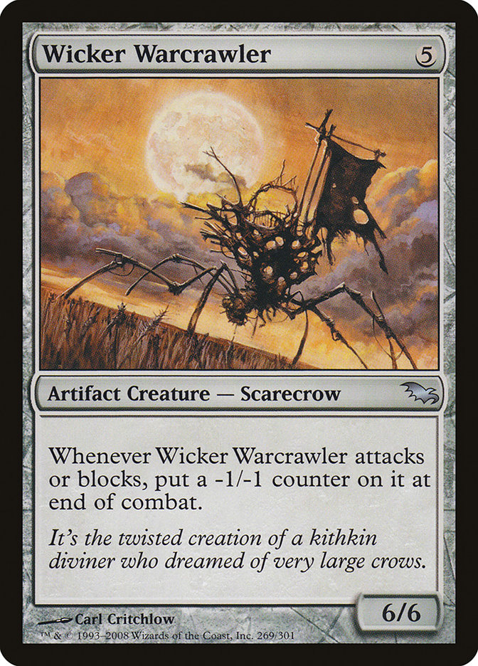 Wicker Warcrawler [Shadowmoor] | Boutique FDB TCG