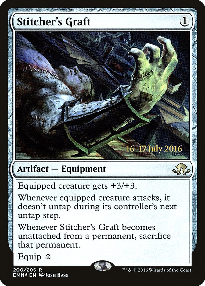 Stitcher's Graft [Eldritch Moon Prerelease Promos] | Boutique FDB TCG