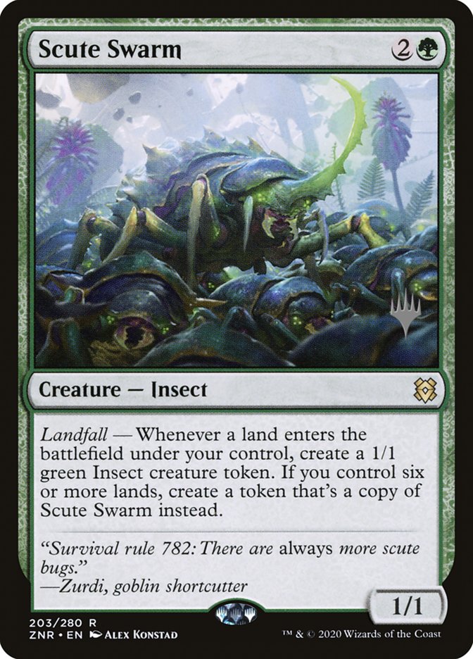 Scute Swarm (Promo Pack) [Zendikar Rising Promos] | Boutique FDB TCG