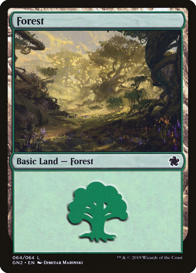 Forest (64) [Game Night 2019] | Boutique FDB TCG