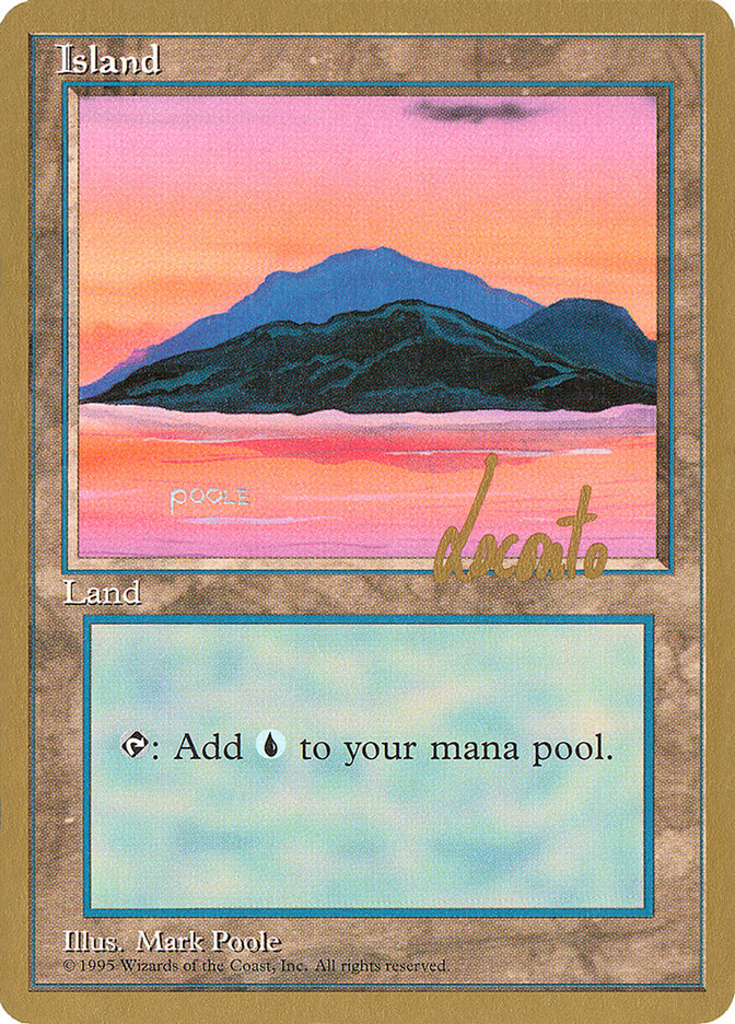 Island (ml369) (Michael Loconto) [Pro Tour Collector Set] | Boutique FDB TCG