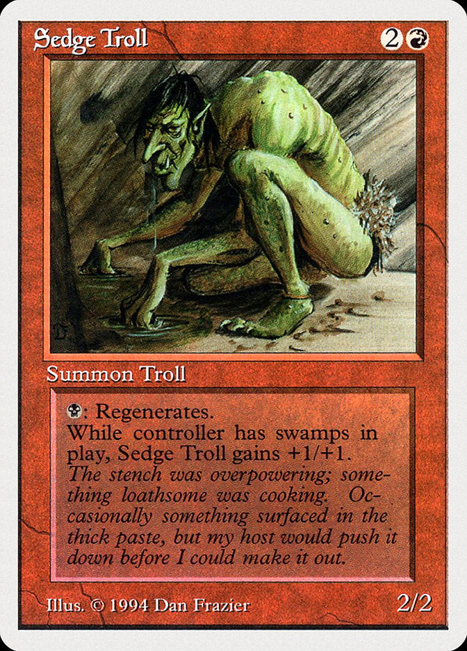 Sedge Troll [Summer Magic / Edgar] | Boutique FDB TCG