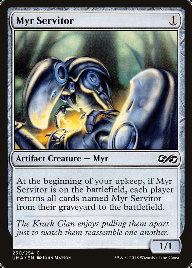 Myr Servitor [Ultimate Masters] | Boutique FDB TCG