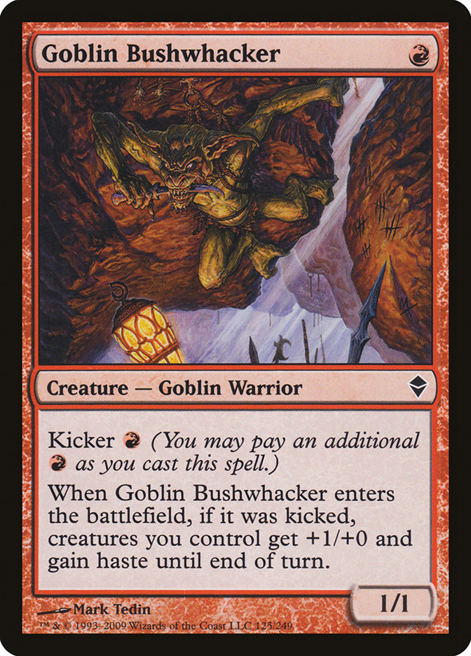 Goblin Bushwhacker [Zendikar] | Boutique FDB TCG