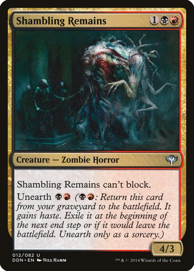 Shambling Remains [Duel Decks: Speed vs. Cunning] | Boutique FDB TCG