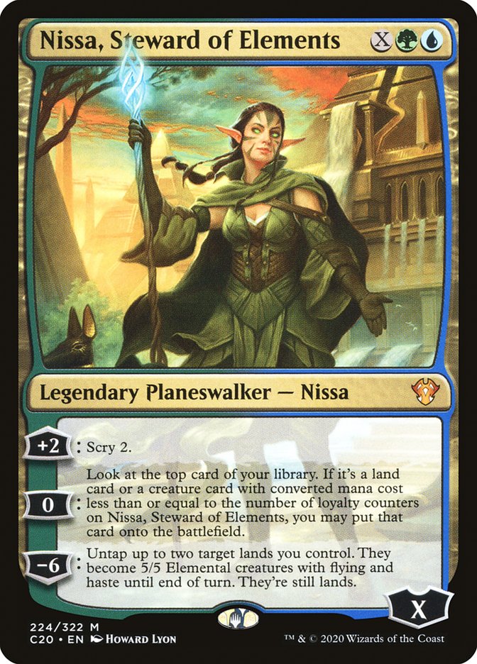 Nissa, Steward of Elements [Commander 2020] | Boutique FDB TCG