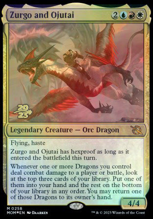 Zurgo and Ojutai [March of the Machine Prerelease Promos] | Boutique FDB TCG