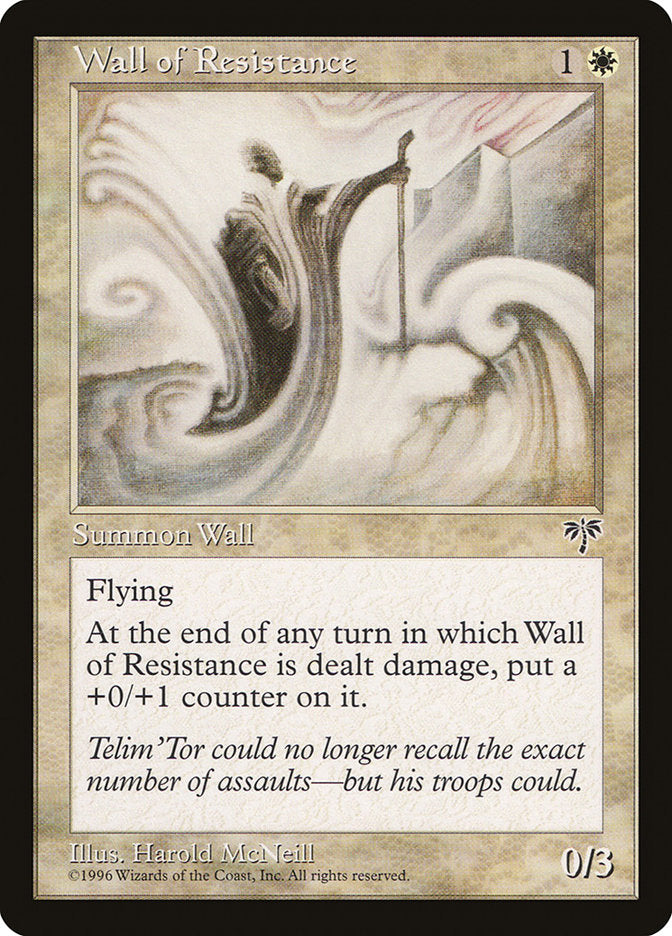 Wall of Resistance [Mirage] | Boutique FDB TCG