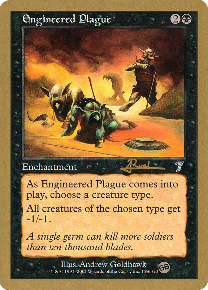 Engineered Plague (Antoine Ruel) (SB) [World Championship Decks 2001] | Boutique FDB TCG