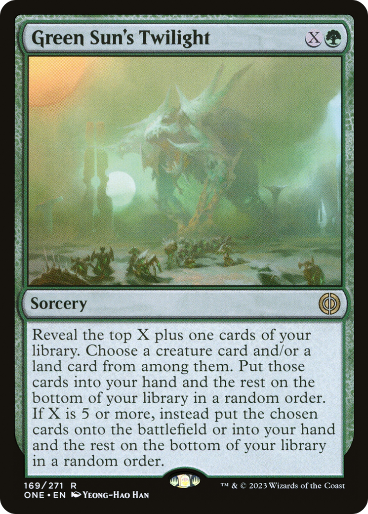 Green Sun's Twilight [Phyrexia: All Will Be One] | Boutique FDB TCG