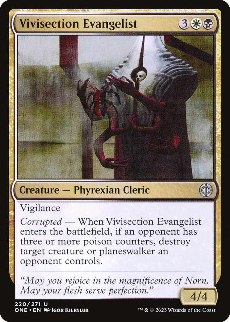 Vivisection Evangelist [Phyrexia: All Will Be One] | Boutique FDB TCG