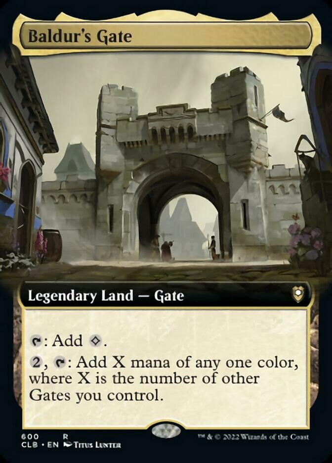 Baldur's Gate (Extended Art) [Commander Legends: Battle for Baldur's Gate] | Boutique FDB TCG