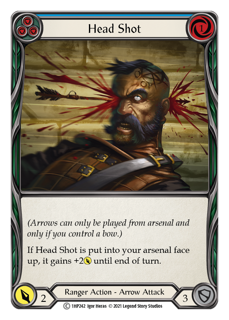 Head Shot (Blue) [1HP242] (History Pack 1) | Boutique FDB TCG