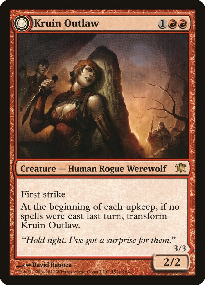 Kruin Outlaw // Terror of Kruin Pass [Innistrad] | Boutique FDB TCG