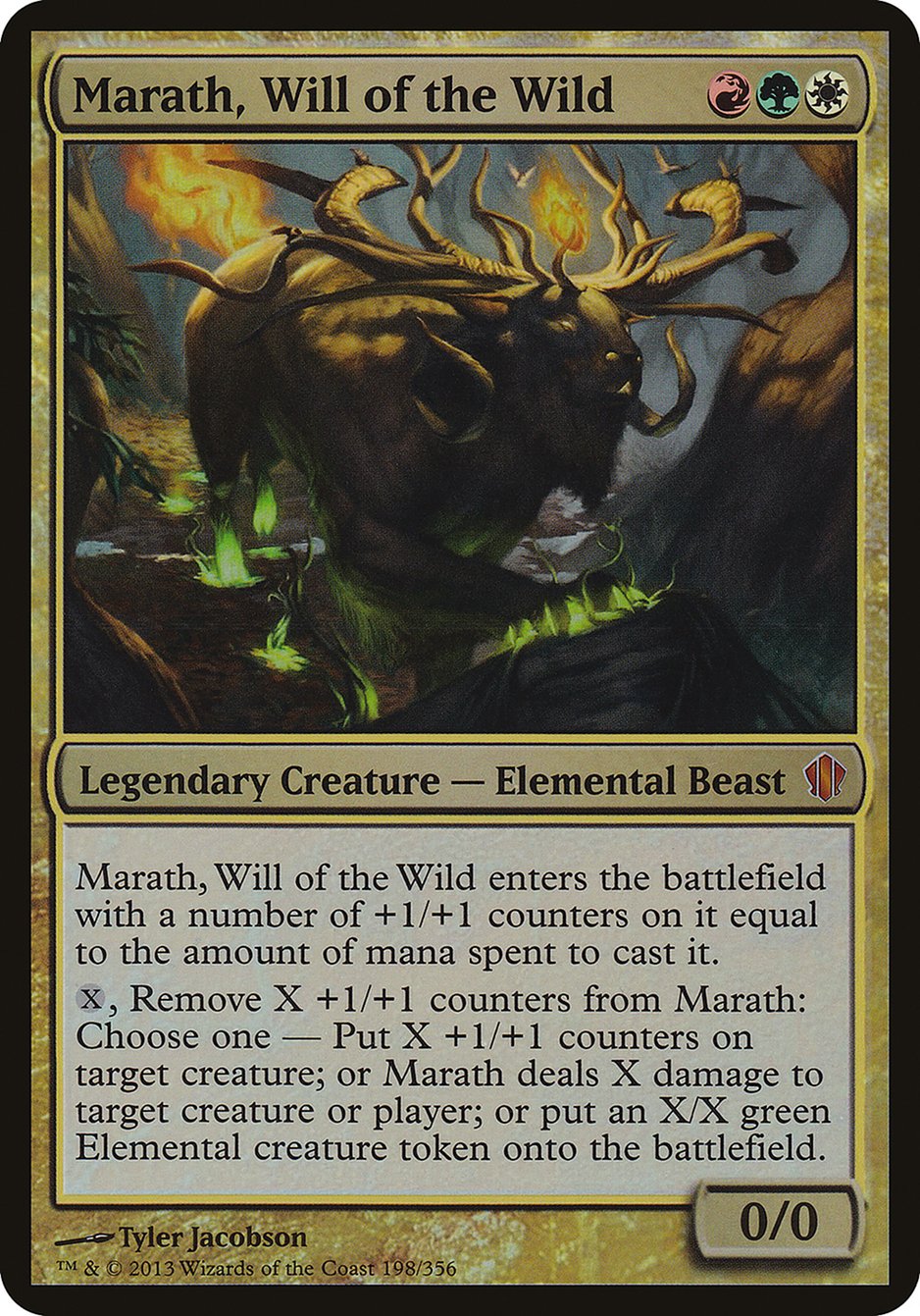 Marath, Will of the Wild (Oversized) [Commander 2013 Oversized] | Boutique FDB TCG