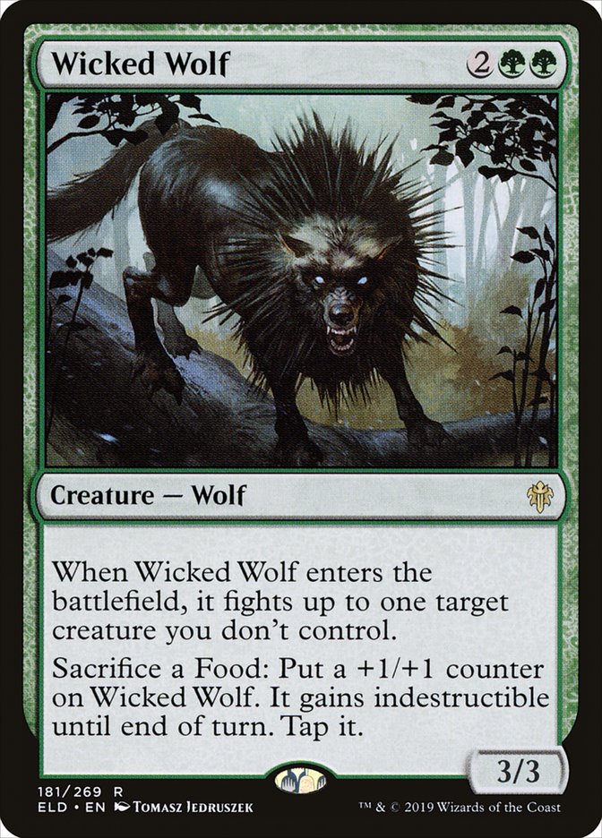 Wicked Wolf [Throne of Eldraine] | Boutique FDB TCG