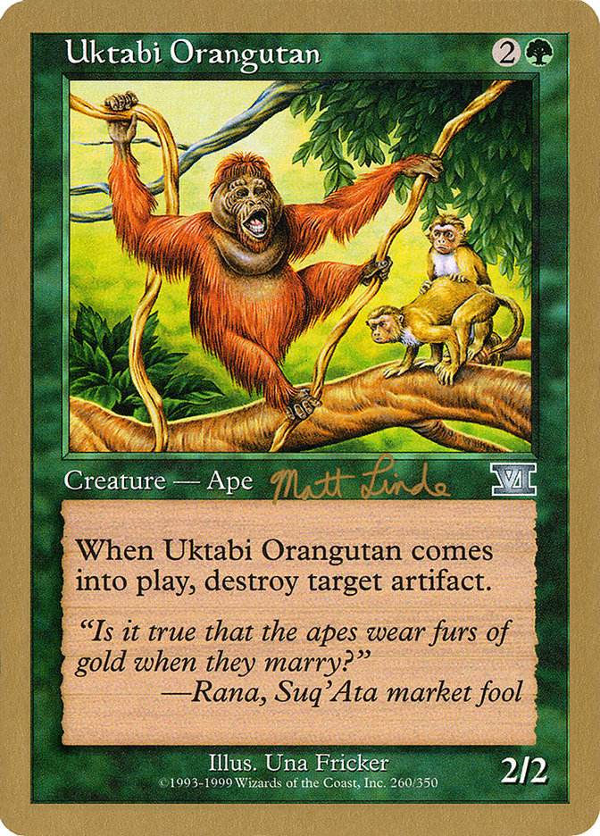 Uktabi Orangutan (Matt Linde) [World Championship Decks 1999] | Boutique FDB TCG