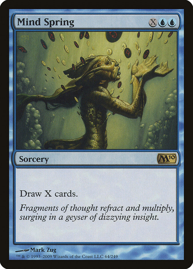 Mind Spring [Magic 2010] | Boutique FDB TCG