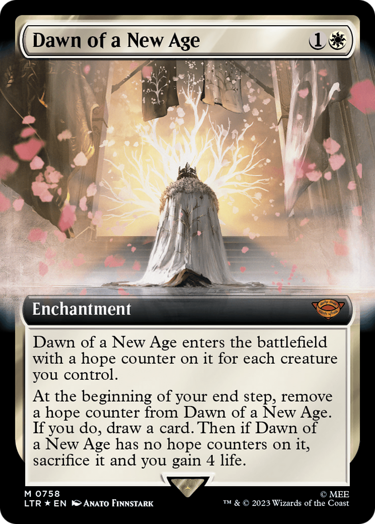 Dawn of a New Age (Extended Art) (Surge Foil) [The Lord of the Rings: Tales of Middle-Earth] | Boutique FDB TCG