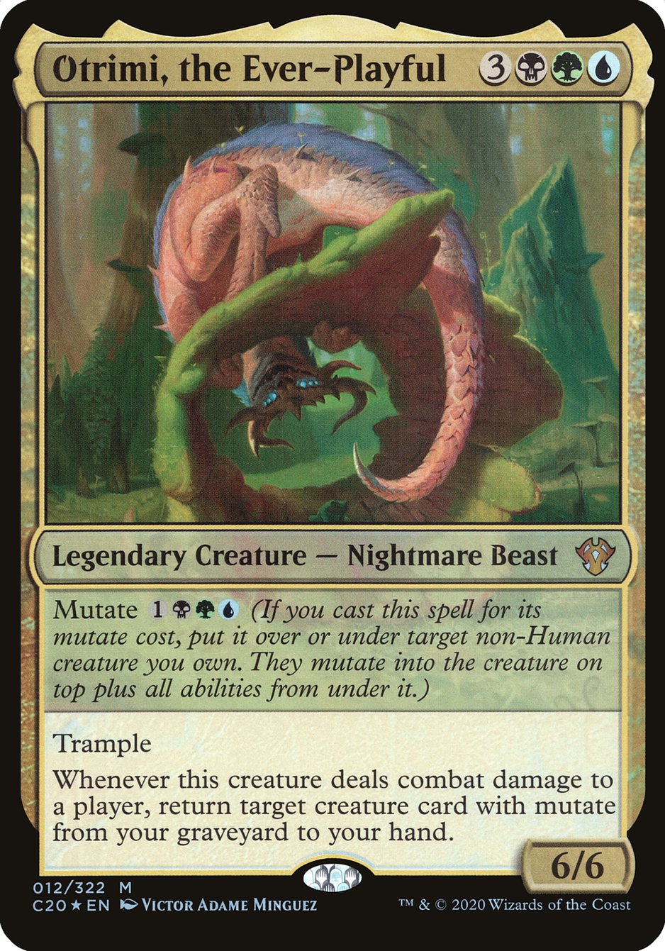 Otrimi, the Ever-Playful (Oversized) [Commander 2020 Oversized] | Boutique FDB TCG