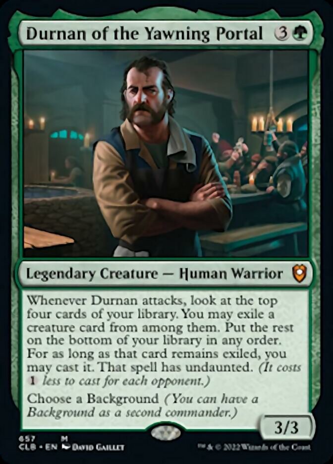 Durnan of the Yawning Portal [Commander Legends: Battle for Baldur's Gate] | Boutique FDB TCG