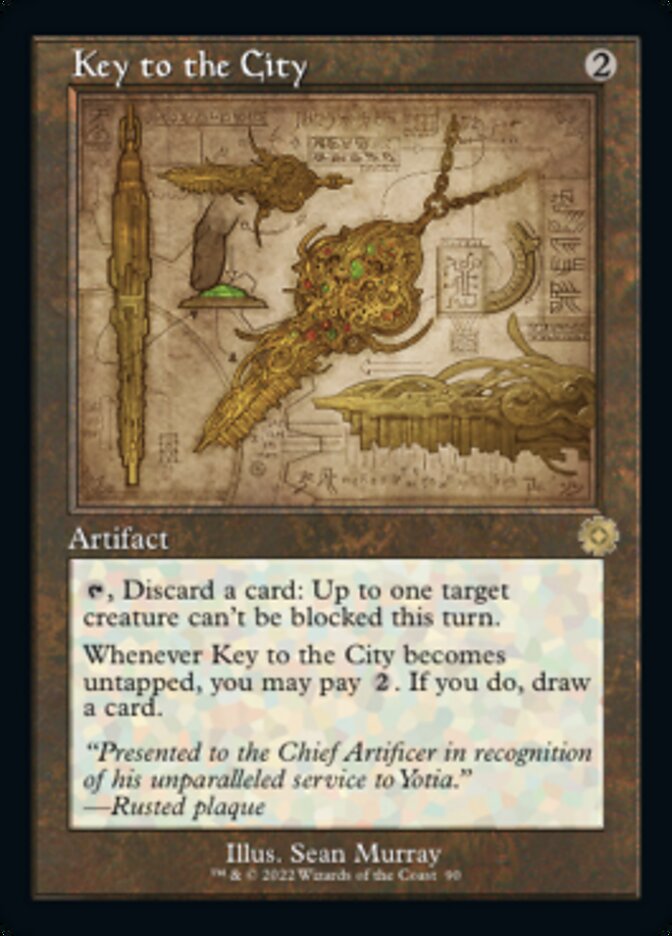 Key to the City (Retro Schematic) [The Brothers' War Retro Artifacts] | Boutique FDB TCG