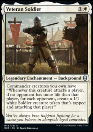 Veteran Soldier [Commander Legends: Battle for Baldur's Gate] | Boutique FDB TCG