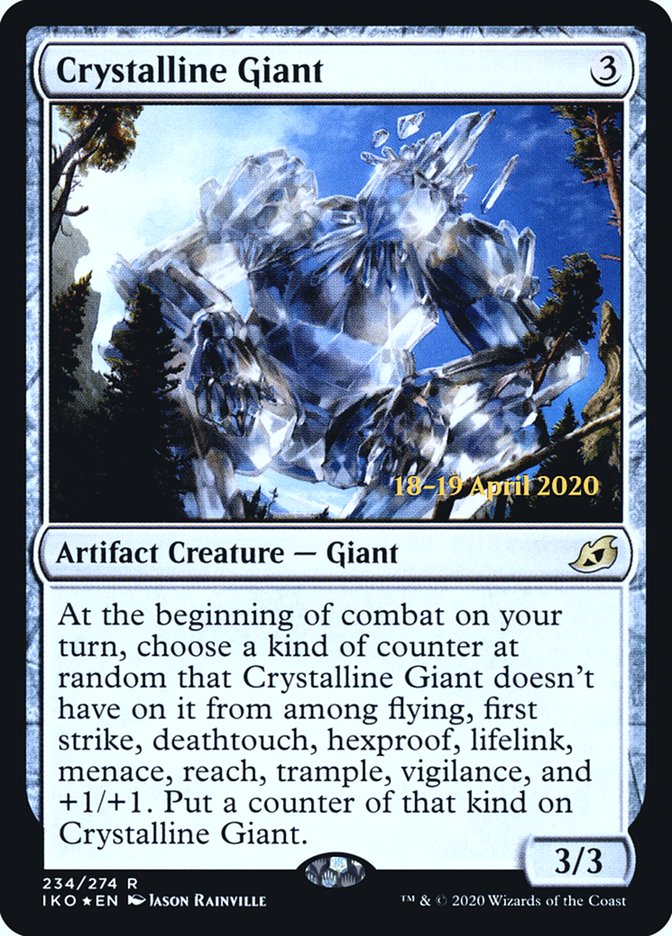 Crystalline Giant [Ikoria: Lair of Behemoths Prerelease Promos] | Boutique FDB TCG